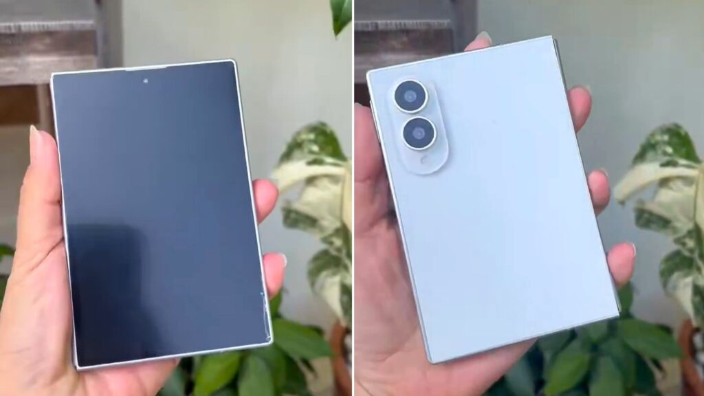 Galaxy Z Wide Fold Tampil Sangat Tipis, Format Lipat Lebarnya Makin Jelas dari Video Hands-On