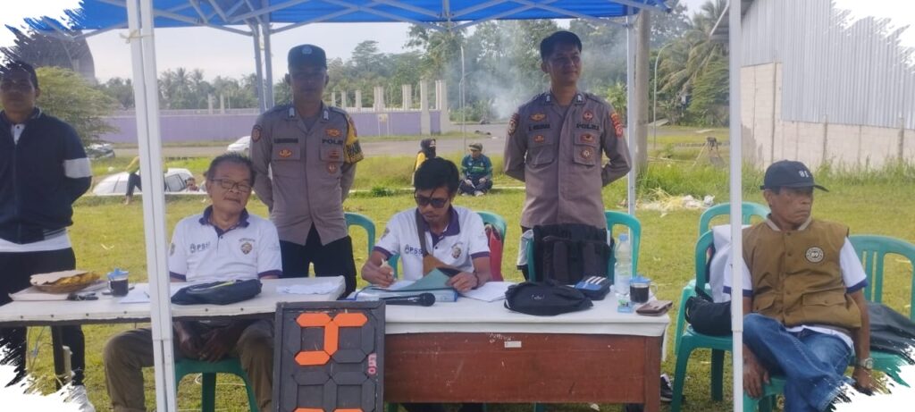 Polsek Ciamis Perketat Pengamanan Liga Jabar Istimewa U-14, Suporter Juga Diimbau Tertib