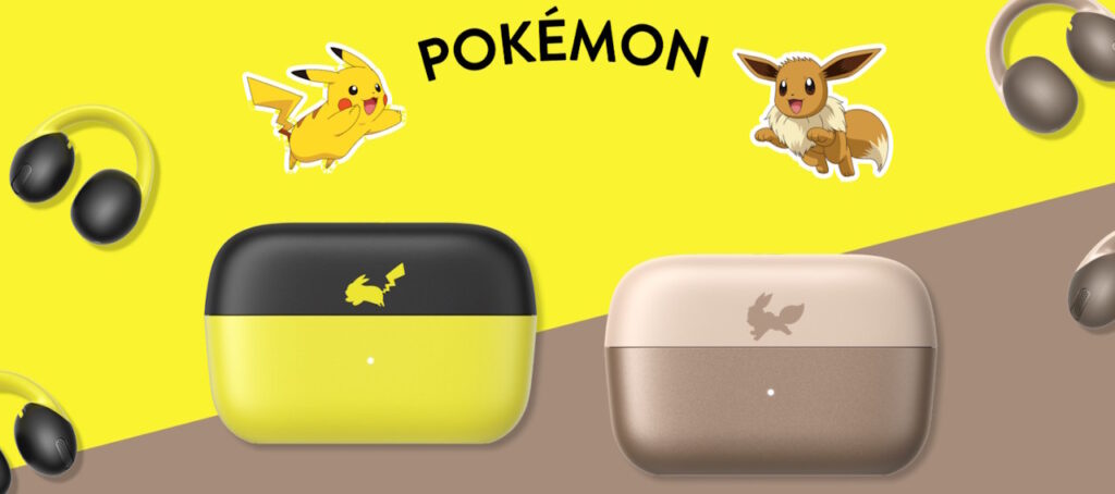 Earphone Open-Ear Pikachu Dan Eevee Dari Anker, Bobot 5,5 Gram Dengan Daya Tahan 28 Jam