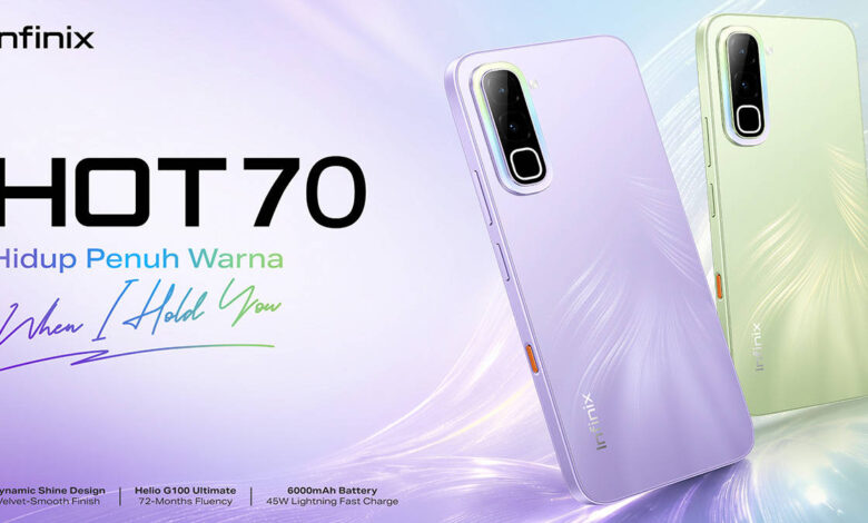 Warna Bodi Infinix HOT 70 Bisa Berganti Saat Dingin, HP Rp 2 Jutaan Ini Makin Beda