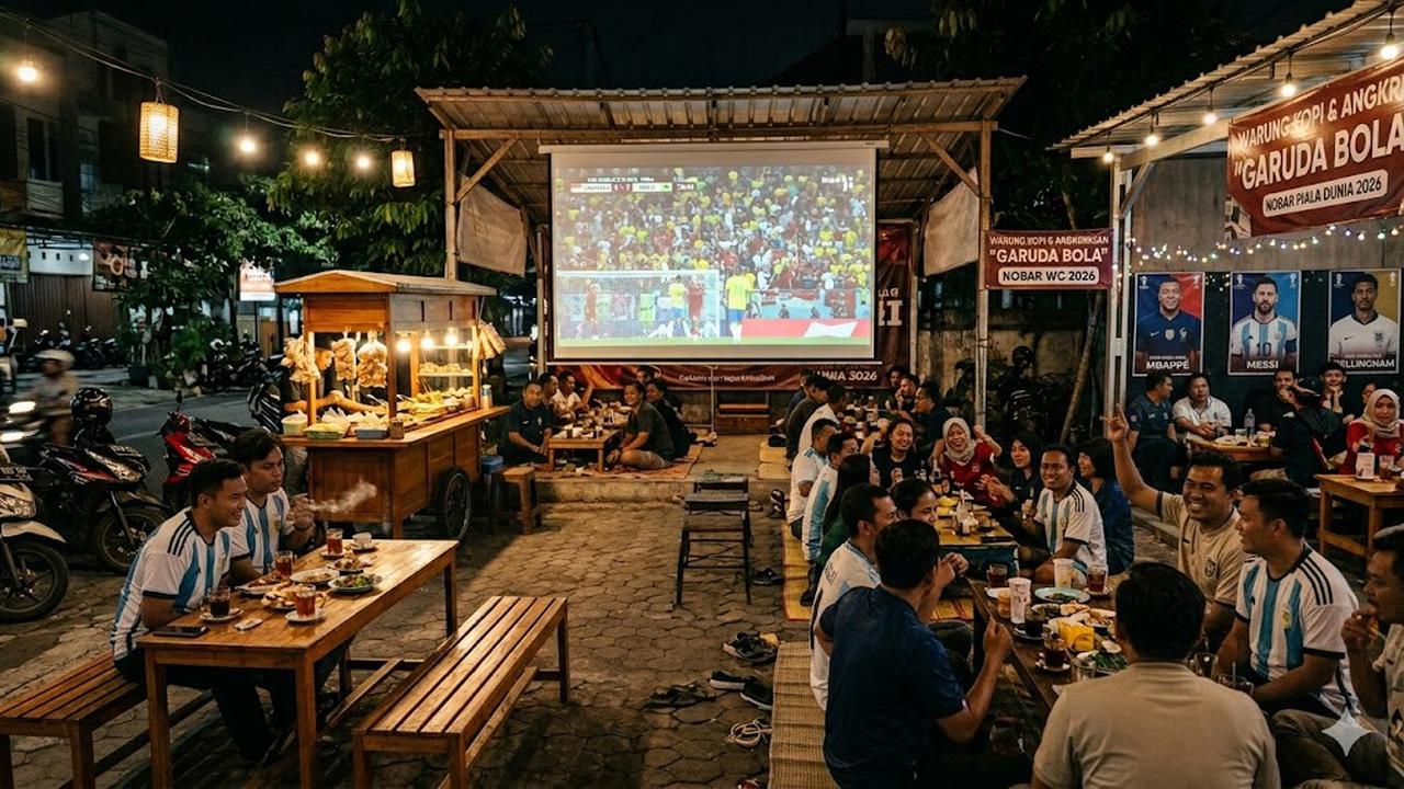 Nobar Piala Dunia 2026 Makin Seru, Ini 7 Desain Warung Kopi yang Paling Nyaman untuk Begadang