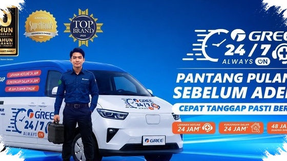 Bantuan AC GREE Siaga Sehari Penuh, Kerusakan Ditargetkan Beres Maksimal 48 Jam
