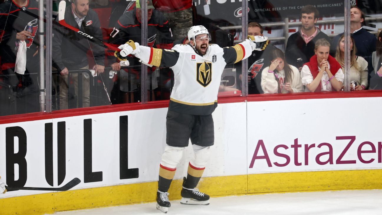Turnover Carolina Berujung Mahal, Tomas Hertl Antar Vegas Kuasai Game 1 Stanley Cup