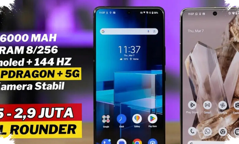 Layar Curved, Baterai 6000 mAh, Dan AI Mulai Turun Ke Kelas Rp2 Jutaan, Ini 7 Jagoannya