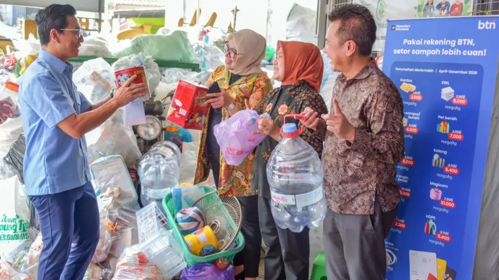 Setor Sampah Anorganik Bisa Kurangi Angsuran Rumah, BTN Perluas Program Ke 15 Kota