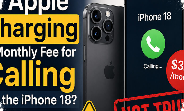Apple Belum Memungut Biaya Telepon Di iPhone 18, Rumor $3.99 Per Bulan Cuma Salah Paham