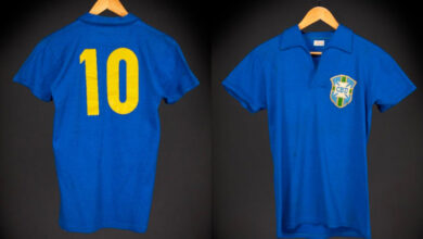 Jersey Didi Sisa Final Piala Dunia 1958, Warisan Pelé Kini Menuju Rp107 Miliar