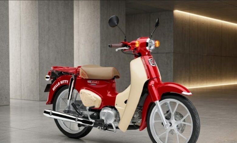 Modif Bertema Karakter Tak Perlu Ramai, Super Cub Hello Kitty Justru Menang Di Detail Halus