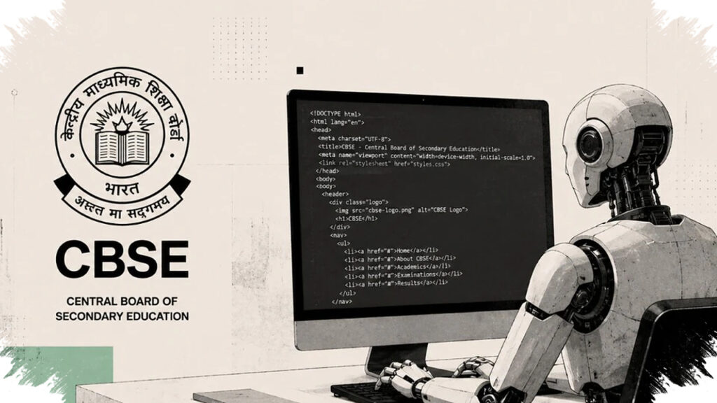 Tampilan Portal Re-evaluasi CBSE Disorot Warganet, Dinilai Mirip Hasil Kode AI dan Minim Aman