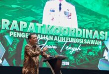 Sebagian Kota Dan Kabupaten Jateng Masih Tertahan, Sawah Dilindungi Baru 825 Ribu Hektare