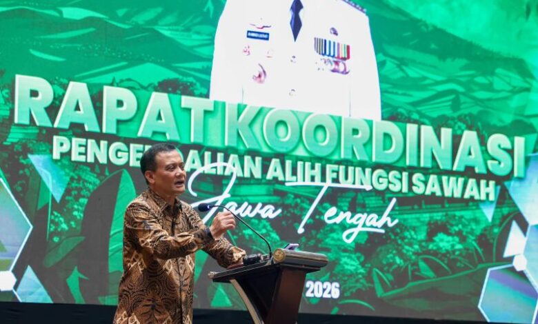 Sebagian Kota Dan Kabupaten Jateng Masih Tertahan, Sawah Dilindungi Baru 825 Ribu Hektare