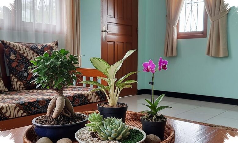 Ruang Tamu Sempit Tetap Lapang, 8 Tanaman Hias Mini Ini Cocok di Meja Tamu