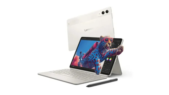 Lenovo Yoga Tab Dibekali Paket Kerja Lengkap, AI Live Transcript Bikin Rapat Lebih Ringkas