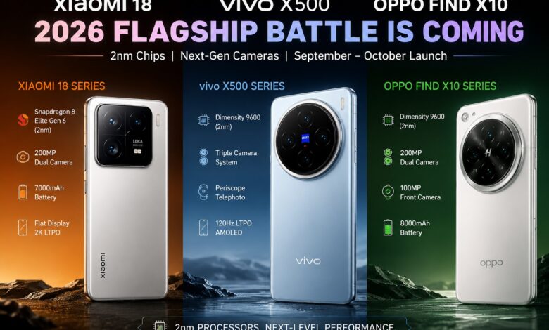Xiaomi 18, Oppo Find X10, dan Vivo X500 Sama-Sama Mengincar September 2026