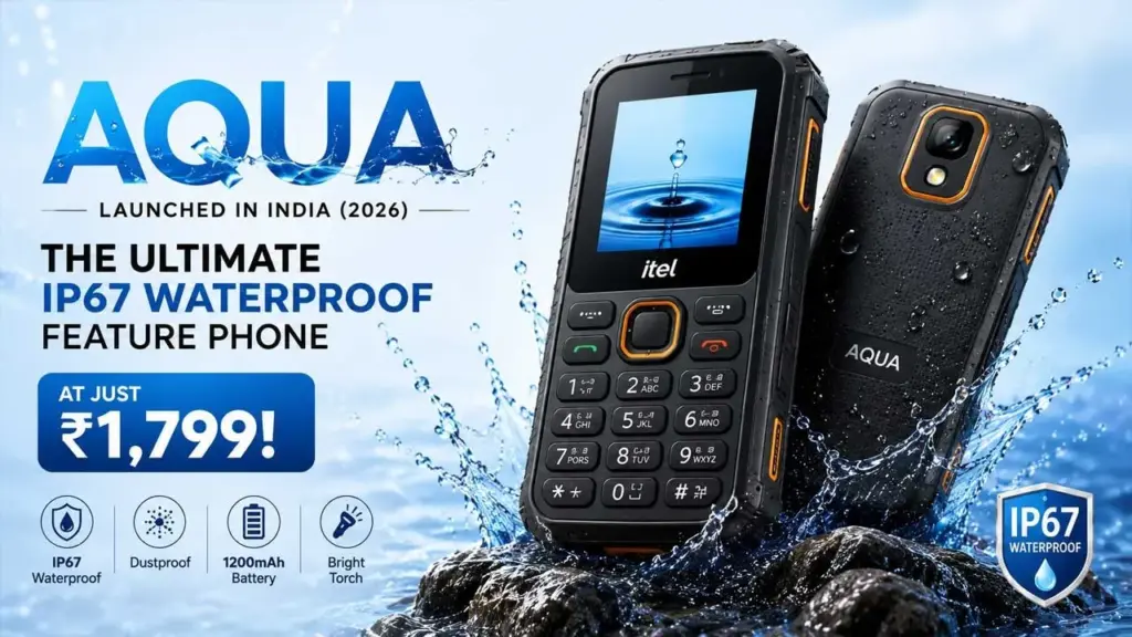Ponsel Fitur Ini Bisa Hadapi Bising, Air, dan Lumpur, Itel Aqua Usung IP67 serta AI Peredam Suara