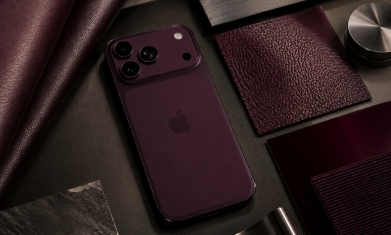 Frame Aluminium iPhone 18 Pro Max Tampil Dengan Dark Cherry, Dua Warna Lain Ikut Bocor