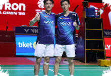 Raymond/Joaquin Kejar Ketertinggalan, Singkirkan Juara Dunia 2021 dan Tembus Semifinal Indonesia Open