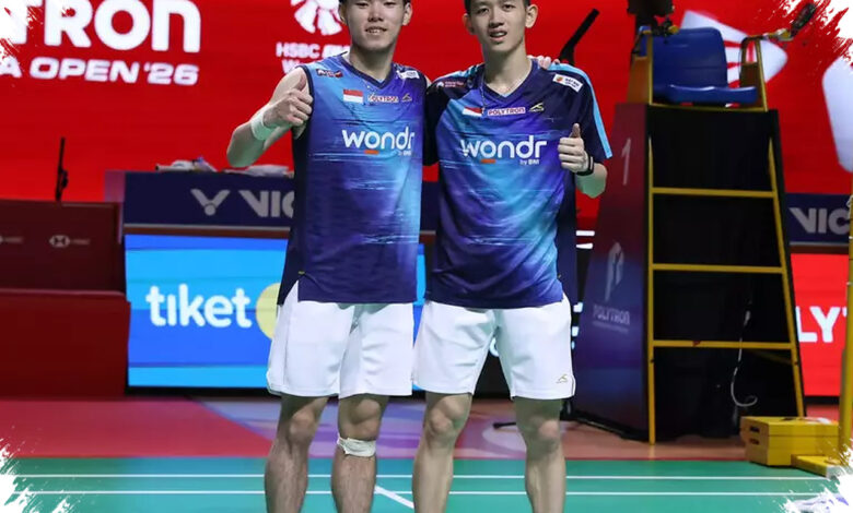 Raymond/Joaquin Kejar Ketertinggalan, Singkirkan Juara Dunia 2021 dan Tembus Semifinal Indonesia Open