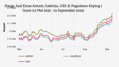 Pegadaian Pamer Selisih Tajam Harga Emas Antam, UBS, dan Galeri 24 pada 6 Juni 2026