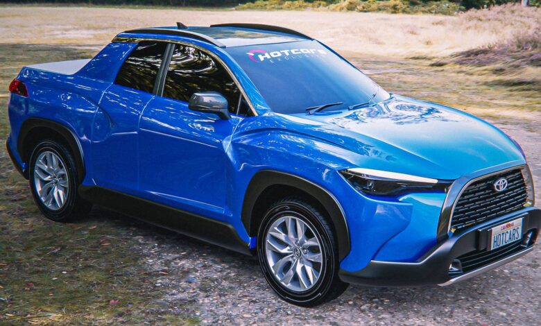 Prototype Corolla Pikap Muncul di Brasil, Wajah Depannya Bikin Arah Desainnya Makin Jelas