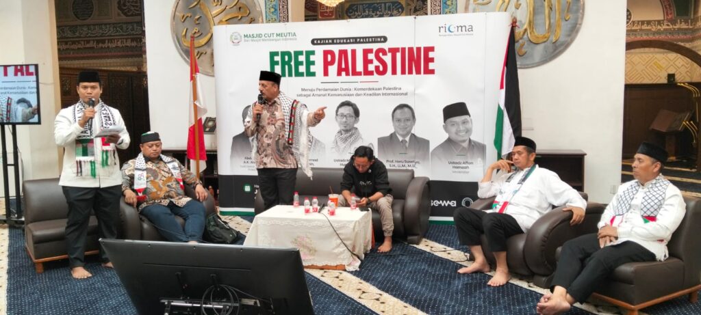 Masjid Cut Meutia Jadi Pusat Suara Palestina, Tokoh Agama Dan Dubes Hadir Di Jakarta