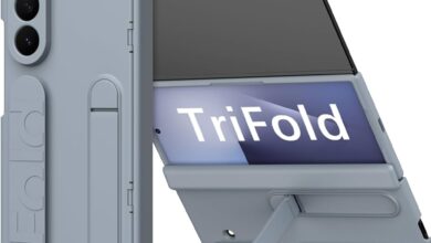 Samsung Siapkan Carbon Standing Case Untuk Fold 8 Ultra, Casing Tipis Ber-Penopang Dari Trifold