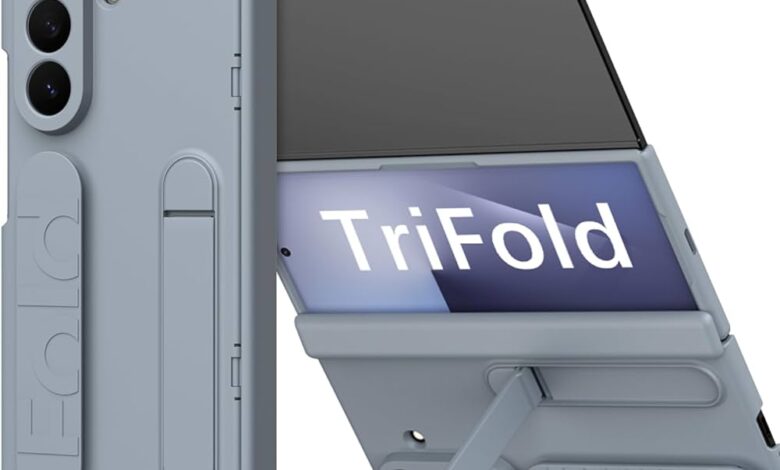 Samsung Siapkan Carbon Standing Case Untuk Fold 8 Ultra, Casing Tipis Ber-Penopang Dari Trifold