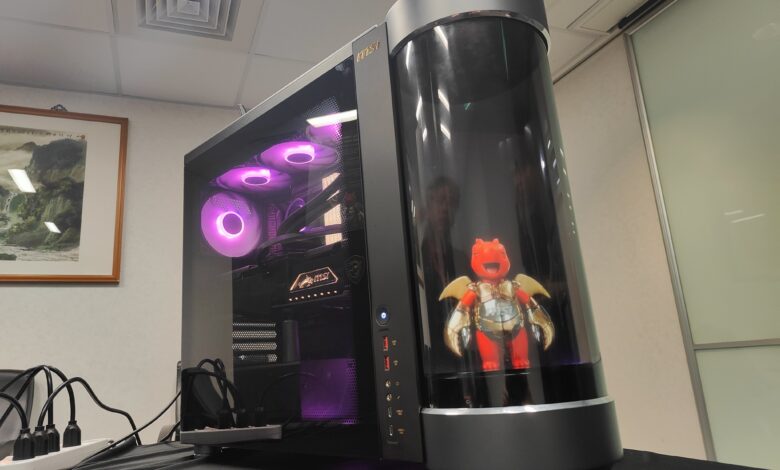 Casing PC MSI Kini Punya Hologram AI, LuckyClaw Hadirkan Interaksi Lebih Hidup
