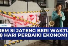Ultimatum 18 Hari Untuk Pemerintah, BEM SI Jateng Siap Gertak Reformasi Jilid 2 Jika Rupiah Tak Menguat