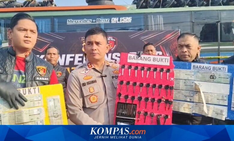 Penyelundupan 23 Motor Curian Ke Jambi Digagalkan, Bus Antarkota Jadi Siasat Jaringan Curanmor