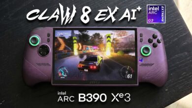 Intel Turun Ke Handheld Gaming Lewat MSI Claw 8 EX AI+, Siap Menantang AMD