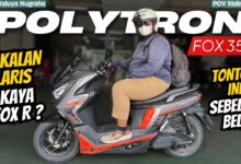 Tembus 95 Km/Jam dan 130 Kilometer Sekali Cas, Polytron Fox 350 Siap Jadi Andalan Harian