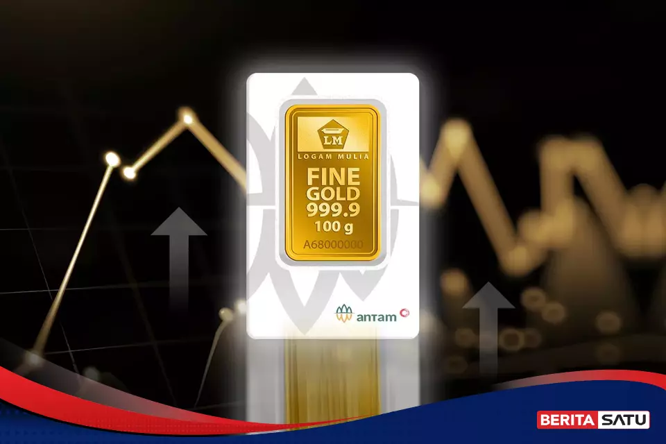 Harga Emas Antam Masih Tertahan Di Rp 2,738 Juta Per Gram, Belum Pulih Usai Koreksi Tajam