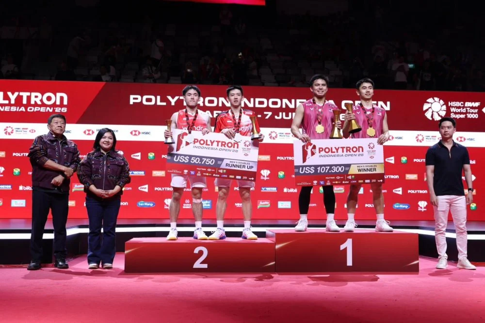 Gagal Pertahankan Keunggulan di Final, Raymond dan Joaquin Pulang dengan Pelajaran Berharga dari Indonesia Open