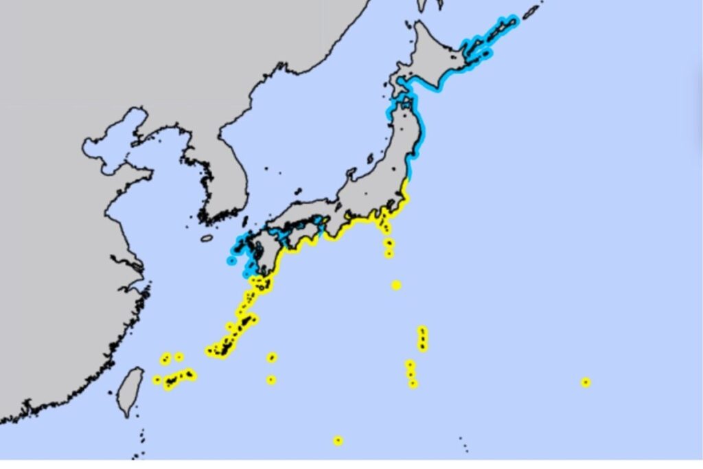 Peringatan Tsunami Jepang Meluas Di Pesisir Pasifik Usai Gempa 8,1 Di Lepas Mindanao