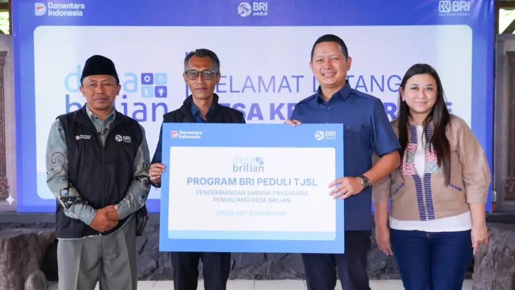 BRI Peduli Perkuat Sumber Gempong Dan Taman Ghanjaran, Desa Ketapanrame Makin Hidup