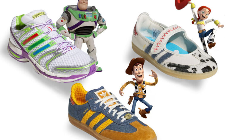 Adidas Ubah Tokoh Toy Story Jadi Sneaker Harian, Woody Hingga Buzz Punya Detail Khas