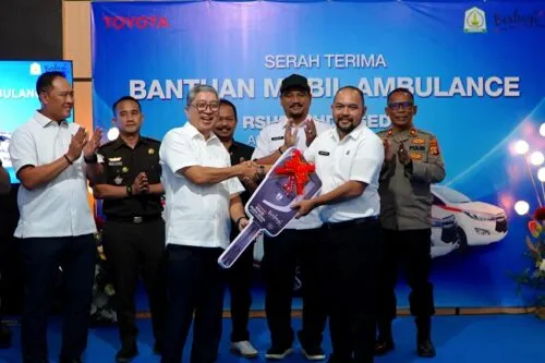 Tiga Ambulans Kijang Innova Dikerahkan Ke RSUD Muda Sedia, Perkuat Pemulihan Aceh Tamiang