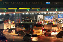 Empat Titik Pekerjaan Mengintai di Tol Jakarta-Cikampek, Arus Padat Bisa Melambat Sampai Jumat