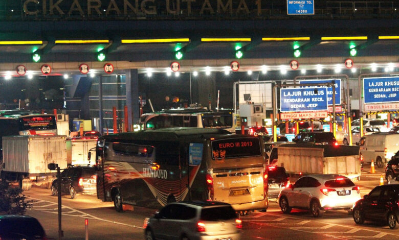 Empat Titik Pekerjaan Mengintai di Tol Jakarta-Cikampek, Arus Padat Bisa Melambat Sampai Jumat