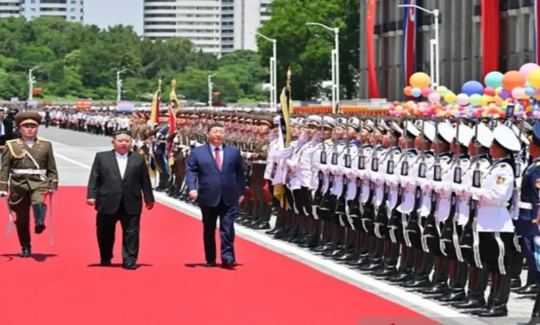 Xi Jinping Bahas Akses Sungai Tumen di Pyongyang, Hubungan China-Korut Kian Erat