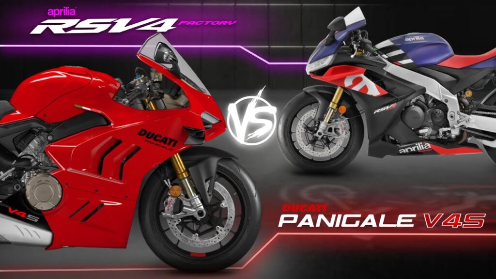 Aprilia RSV4 Factory Unggul Tipis Tenaga, Ducati Panigale V4 S Masih Lebih Buas di Akselerasi