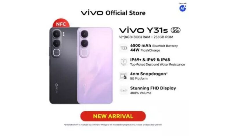 Ketahanan IP69K Dan Baterai 6.500mAh Menjadi Andalan Vivo Y31s 5G, Rival Perlu Waspada
