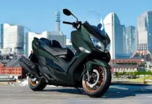 Brixton G400T Lebih Futuristis, Burgman 400 Tetap Unggul Sebagai Skutik Touring Paling Matang