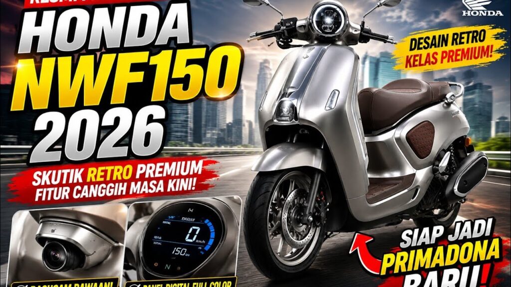 Fitur Keselamatan NWF150 Ini Membuat Skutik Retro Honda Terasa Naik Kelas
