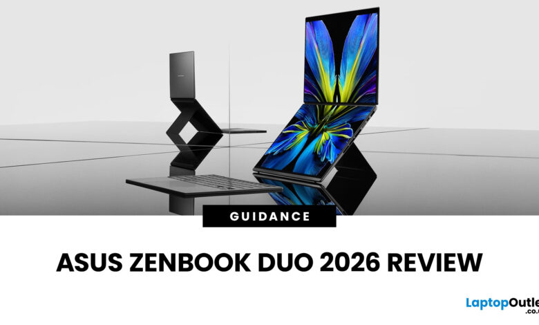 Dua Layar OLED 3K 144Hz di Bodi 1,65 Kg, ASUS Zenbook DUO 2026 Serius Mengejar Mobilitas