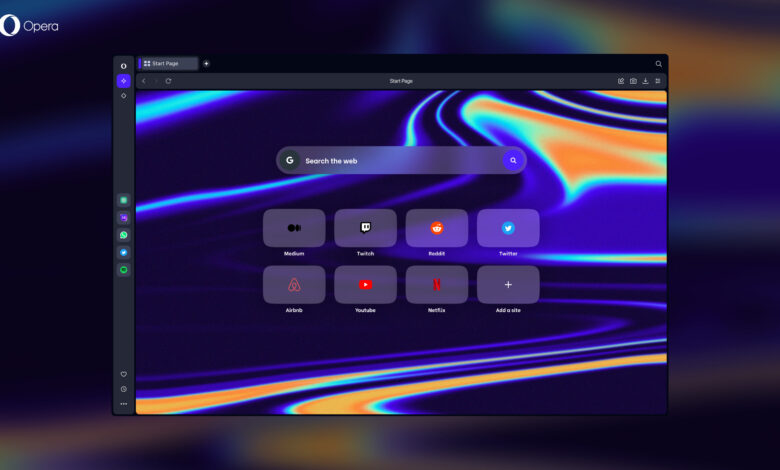 Opera Android Ubah Start Page, Skor Bola Kini Muncul Langsung di Halaman Awal