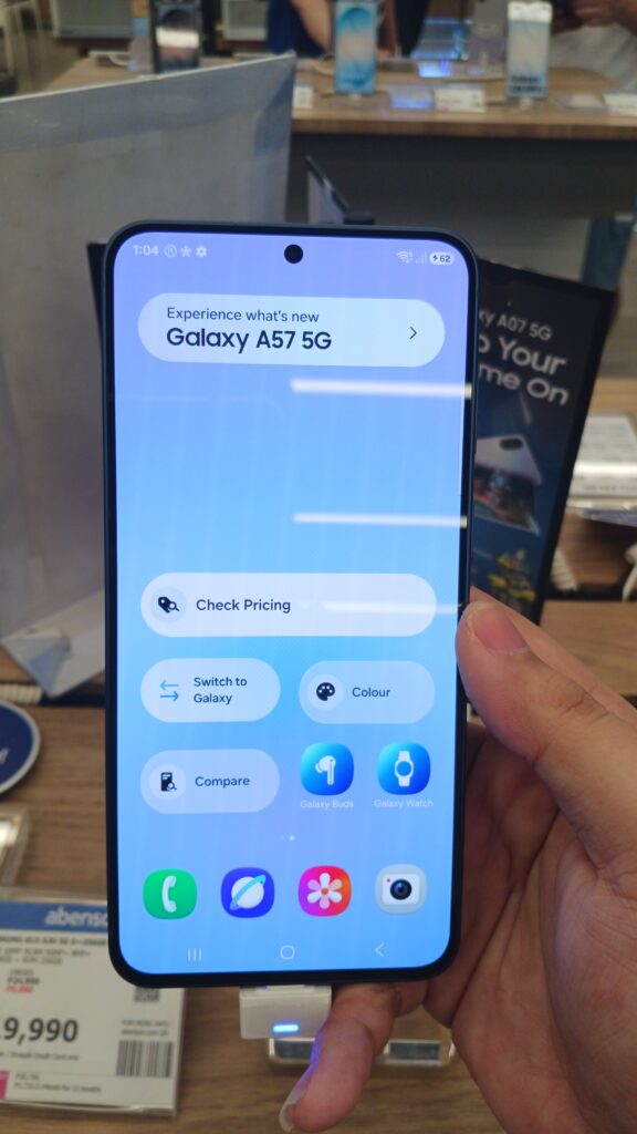 Galaxy A57 5G Makin Menarik untuk Liburan, Tipis 6,9 Mm tapi Siap Dipakai di Luar Ruangan