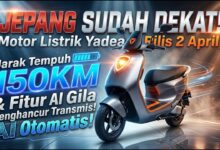 150 Km Sekali Cas, Motor Listrik Yadea Ini Andalkan AI dan Paket Keamanan Lengkap