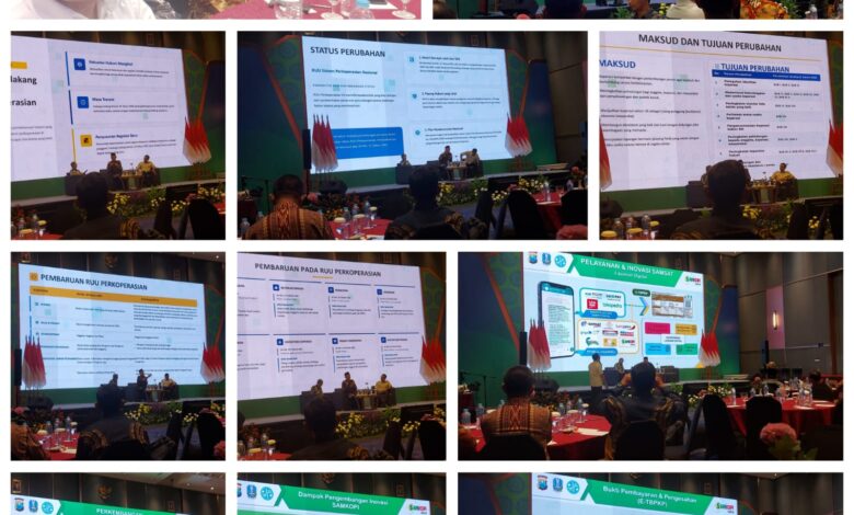 Sustono Hadiri Rakor LAPENKOP Jatim, Monitoring Koperasi Jadi Fokus Utama